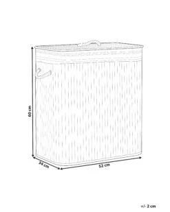 Bamboo Basket With Lid Grey KALTHOTA 17 Bamboo Basket With Lid Grey KALTHOTA -Home Furniture undef src sa picid 849224 type whitesh image