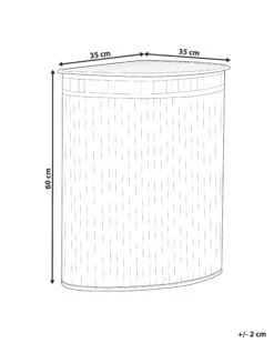 Bamboo Basket With Lid White BADULLA -Home Furniture undef src sa picid 849227 type whitesh image