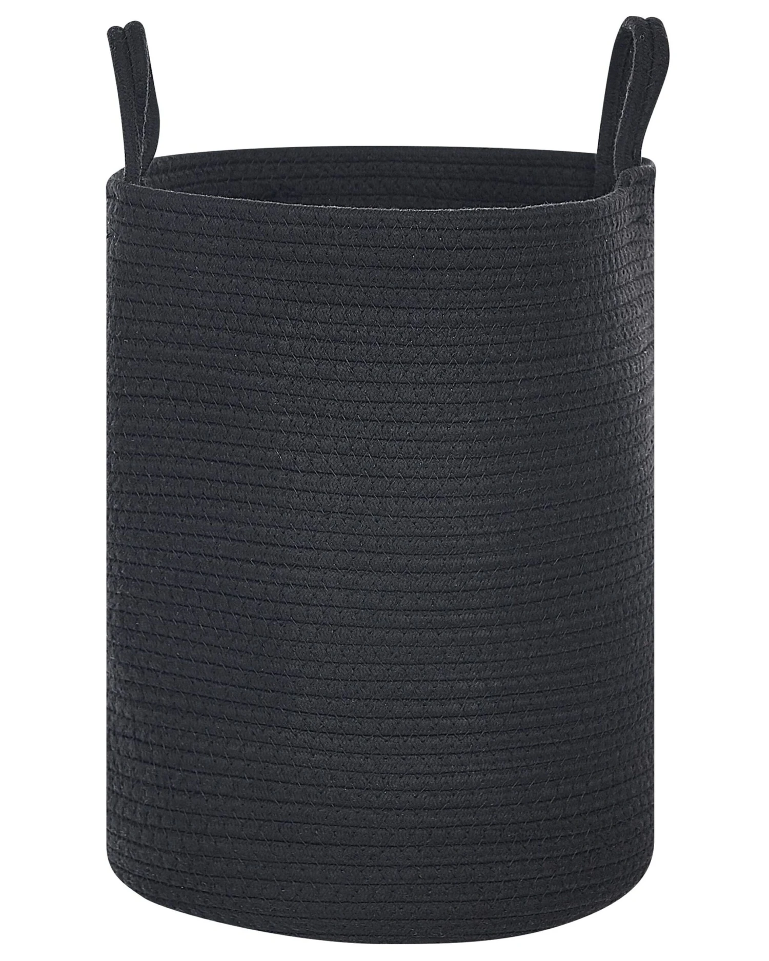 Set Of 2 Cotton Baskets Black SARYK 6 Set Of 2 Cotton Baskets Black SARYK - Image 4