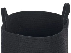 Set Of 2 Cotton Baskets Black SARYK 13 Set Of 2 Cotton Baskets Black SARYK -Home Furniture undef src sa picid 849436 type whitesh image