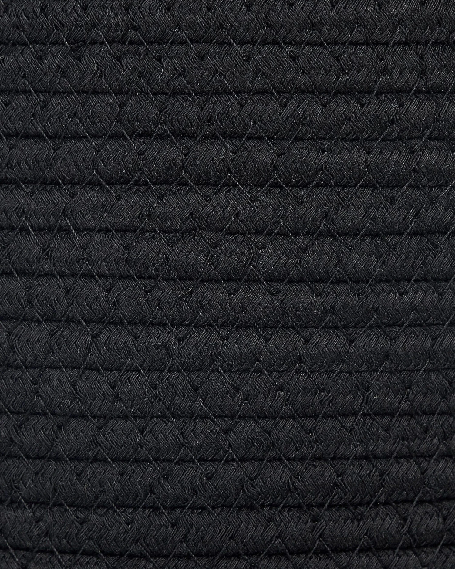 Set Of 2 Cotton Baskets Black SARYK 8 Set Of 2 Cotton Baskets Black SARYK - Image 6