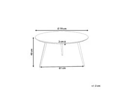 Coffee Table White Marble Effect With Black EFFIE -Home Furniture undef src sa picid 851388 type whitesh image