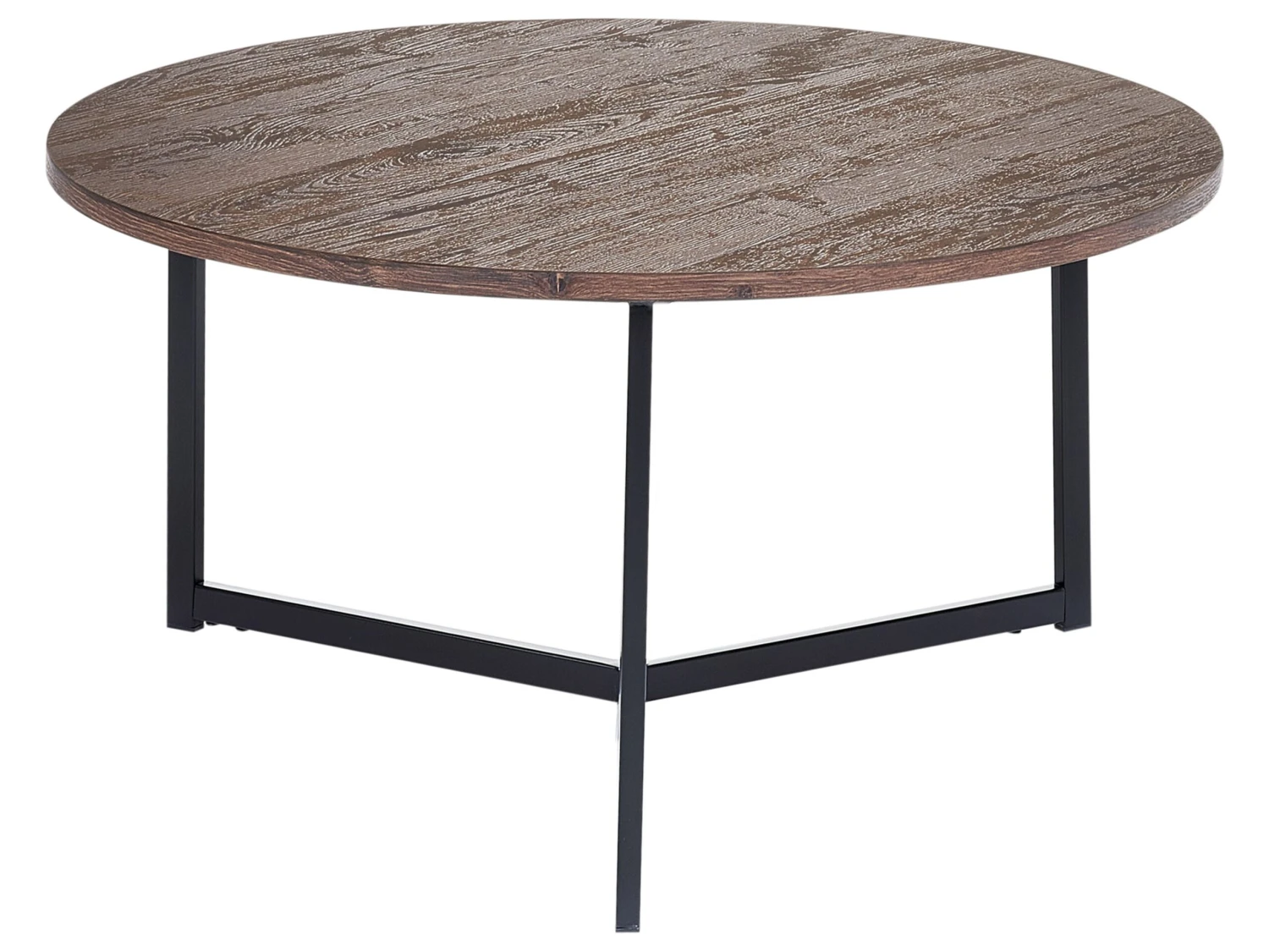 Set Of 2 Coffee Tables Dark Wood With Black TIPPO - Image 3