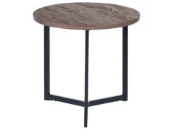 Set Of 2 Coffee Tables Dark Wood With Black TIPPO -Home Furniture undef src sa picid 851657 type whitesh image