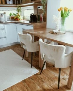 Set Of 2 Velvet Dining Chairs Taupe SANILAC 17 Set Of 2 Velvet Dining Chairs Taupe SANILAC -Home Furniture undef src sa picid 853839 type whitesh image