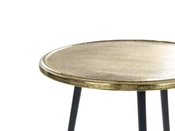 Side Table Gold With Black TELFER -Home Furniture undef src sa picid 853842 type whitesh image